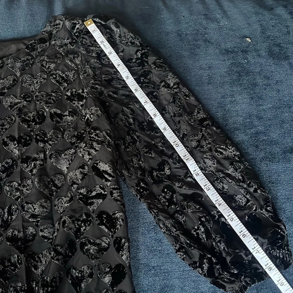 TALBOTS HEART VELVET BLOUSE TOP Size S Valentine’s Day - Picture 8 of 12